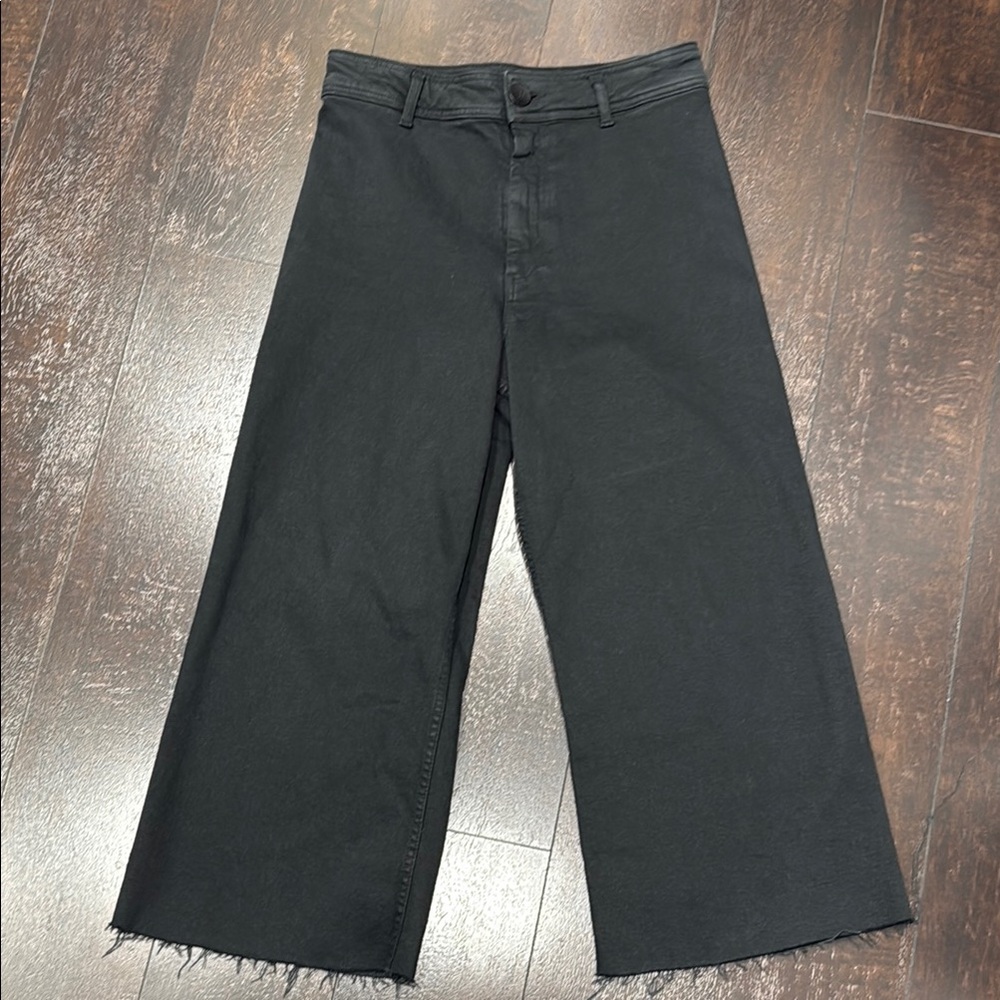 Zara Black Wide Leg Jeans